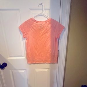Coral blouse